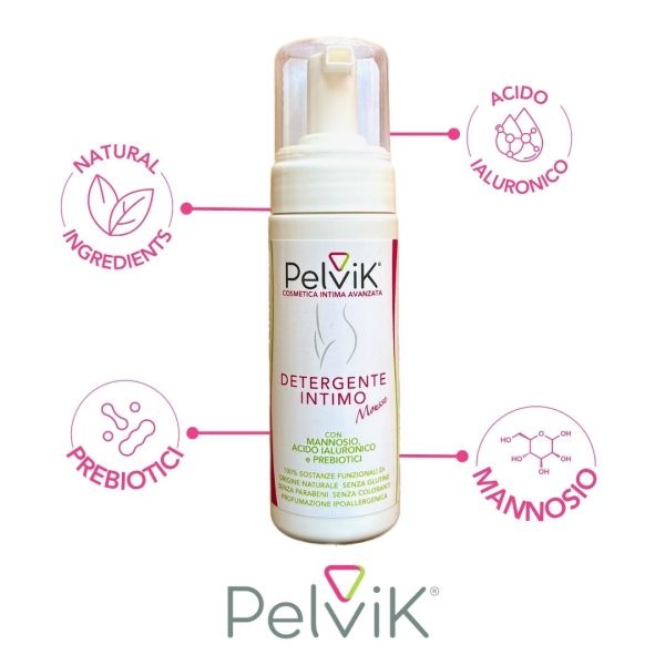 pelvik mousse detergente intimo - cosmetica intima avanzata
